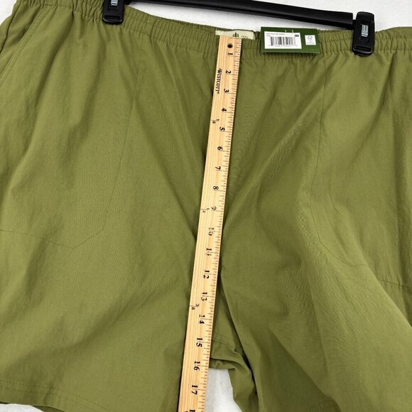 Lake & Trail Pull On Shorts Size 3XL Olive Green UPF 50 Fast Dri Stretch Nylon - Picture 10 of 13
